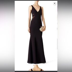Jay Godfrey Black Rockefeller Gown - Black Formal  Dress size 8